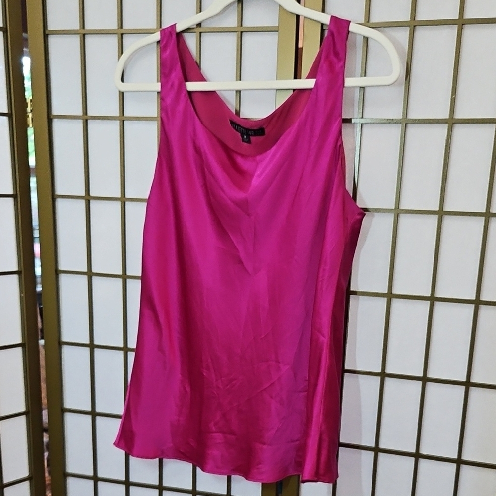 Elegant Pink Sleeveless Top